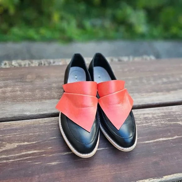 All Black Cowman Loafers For Women Size EU 39.5, US 9, Pre-owned - Picture 4 of 12